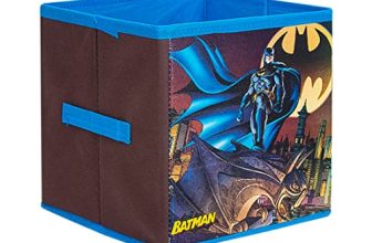 PrettyKrafts Batman SBS_BM1 Toys Organizer Storage Box for Kids, Small, Blue
