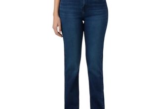 Women Blue High Waist Straight Fit Powerflex Jeans