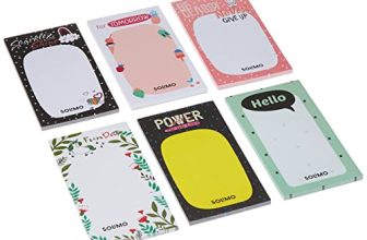 Amazon Brand – Solimo To Do List Planner – 6.5” x 3.5”, 50 Sheets Easy Tear Off Notepads, for Grocery, Shopping, Reminders, Checklist, Set of 6