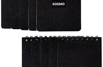 Amazon Brand – Solimo Wirebound Pocket Size Notebook, A7 Size, 90 Pages,Single Ruled, 70 GSM Paper