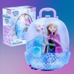 PlayMagic Portable Trolly Kitchen Set for Kids – Pretend Play Toys With Suitcase, Light & Sound – Battery Operated Cooking Set for Girls 3+ Years