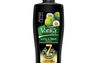 Dabur Vatika Long & Black Shampoo – 640 ml | With Amla & Bhringraj | For Shiny, Long & Black Hair | No Added Parabens | Provides Gentle Cleansing, Conditioning & Nourishment to Hair