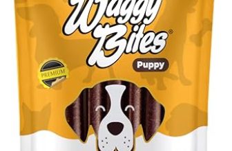 Waggy Bites DuoBites Chicken & Cheese Soft Treats for Dogs & Puppies | Grain & Gluten-Free | Inulin for Healthy Digestion | DHA Enriched for Brain Development | 100 g | Pack of 1