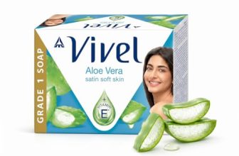Vivel Aloe Vera Bathing Soap,150gx4 | BIS Grade 1 Soap| Highest Soap Grade | 76% TFM | Aloe Vera + Vitamin E | Moisturised Satin Soft Skin | Fresh Fragrance | 97% Natural Origin| For Men and Women