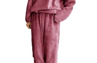 KOTTY Women’s Fleece Co-Ord Set for Stylish Winter Look (Pink,S)-KTYWINTERSET175S