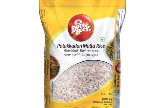 Double Horse Palakkadan Matta Boiled Rice(5 kg)