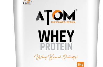 AS-IT-IS Nutrition ATOM with Digestive Enzymes | USA Labdoor Certified for Purity Whey Protein(4 kg, Choco Hazel Fusion)