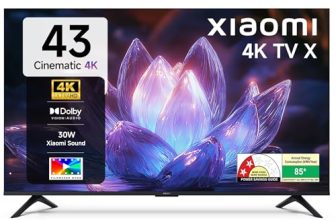 Xiaomi 108 cm (43 inch) X Ultra HD 4K Smart Google LED TV L43MB-AIN