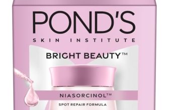 Pond’s Bright Beauty Light Cream with UV Filter | Niasorcinol | 100x Better than Vitamin C | Niacinamide | Fades Dark Spots, Brightens Skin, 50g