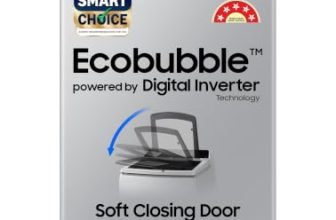 Samsung Smart Choice 8 kg, 5 star, Eco Bubble Tech, Digital Inverter Motor, Soft Closing Door, Fully-Automatic Top Load Washing Machine (WA80BG4441BGTL, Light Gray)