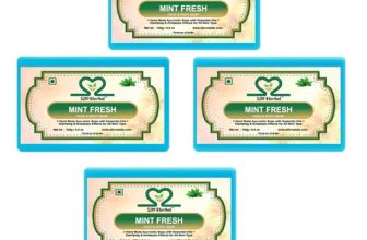 S2M Herbal Pure Mint soap (4 x 125 g)