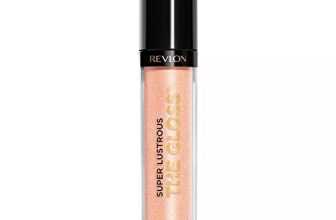 Revlon Super Lustrous Lip Gloss, Non-Sticky, Hydrating, High Shine Finish, 255 Sandstorm, 0.13 oz