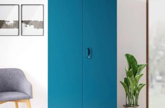 Interio by Godrej Aceline 2 Door Steel Almirah with Half Locker