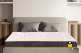 Centuary Mattresses Sleepables | 7 Years Warranty | 6-Inch King Size Dual Comfort Hard and Soft Reversible Roll Pack High Resilience (HR) Foam Mattress (72x72x6)