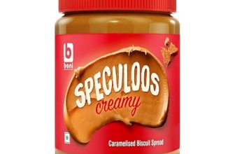 Boni Speculoos Creamy Biscuit Spread – 400g | Caramelised Biscuit Spread | Made in Belgium | Vegan | For Bread & Snacks (Pack of 1)
