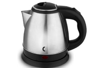 CG – EKSS12 SS 1.2 Ltr Electric Kettle 1350W with Dry Boil Protection, Auto Cut Off, Cool Touch Ergonomic Handle, Double Wall Insulation, 2Yr Replacement Manufacturer Warranty – Black