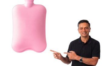 Careforce Hot Water Bag for Pain Relief Heating Pad for Periods Cramps, Muscle Aches Heat Pack for Back, Neck, Shoulder and Body Relief -Pink