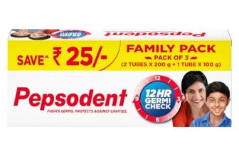 Pepsodent Germicheck Anti cavity Toothpaste | 12 HR protection from cavity germs | Mint flavour||Family Pack_500G (200g+200g+100g)