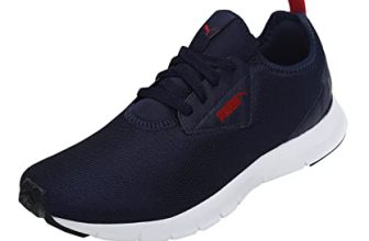 PUMA Mens Camo Peacoat-High Risk Red Sneaker – 9 UK (38048603)