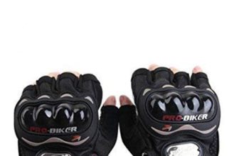Flomaster Probiker Half Finger Motorcycle Gloves (Black, M) (131535)