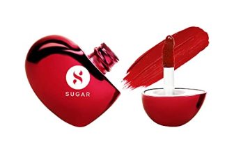 SUGAR Cosmetics LA LA Love Matte Liquid Lipstick | Lasts 18Hrs | Transferproof & Waterproof – 01 Cherry Crush