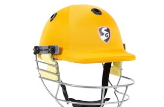 Cricket Helmet SG BLAZETECH Yellow Large