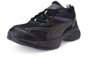 PUMA | Morphic Base Comfort Sneakers | Black-Strong Gray | 10UK