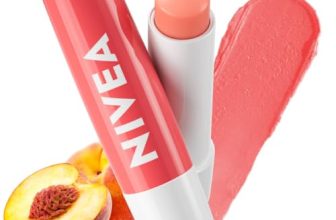 NIVEA Lip Balm, Fruity Peach Shine,4.8 g (Pack of 1)