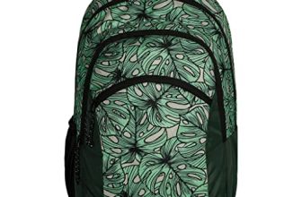F Gear Nico 17L Palm Green Black 3 Compartment Backpack