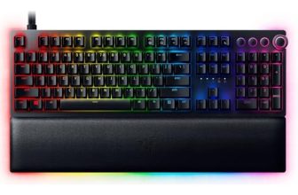 Razer Huntsman V2 Analog Gaming Keyboard Analog Optical Switches, Powered Chroma RGB Full Siz Black – RZ03-03610100-R3M1