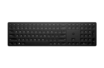 HP 450 Programmable Wireless, Full Size; 3-Zone Layout Keyboard, 2.4 GHz Wireless Connection, Compatible with PCs with Available USB-A Port
