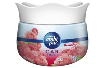 Ambi Pur Car Freshener Gel, Romantic Rose, 75 g