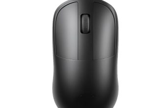 Ant Globe 18 Wired Optical Mouse, USB Type C Computer Mouse with Adjustable 1600 DPI Sensor, Ergonomic Lightweight Corded Office Mouse with 1.2m Cable for Laptop, PC, Desktop,Windows,Mac &Linux, Black