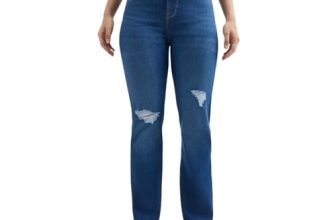 Women Blue Straight Fit High Rise Jeans