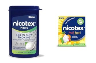 Cipla Nicotex Mints | Nicotine 2mg Lozenges (120 Pcs)| Helps Quit Smoking | Sugar Free | Cool Mint | Cipla Nicotex Nicotine Sugar Free Fruit Burst Gums 2mg | Helps to Quit Smoking | WHO – Approved Th