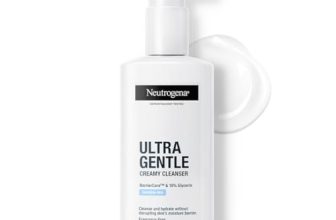Neutrogena Ultra Gentle Creamy Cleanser | 14X Gentler Cleanser | All Skin Types Including Sensitive Skin | Face Wash for Sensitive Skin for Men & Women | With Barriercare Technology & 10% Glycerin | Paraben-Free
