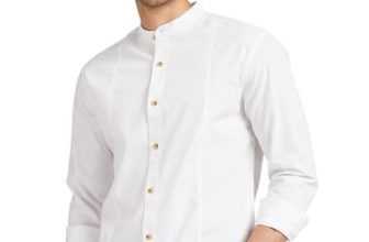 Amazon Brand – Inkast Denim Co. Men’s Solid Slim Fit Full Sleeve Cotton Casual Shirt (IN-S-35A_White_Medium)