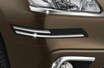 Delhi Traderss Rubber with Chrome Car Bumper Protector Guard Molding – Hyundai I10 Type-1
