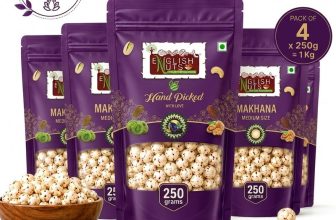 ENGLISH NUTS Classic Makhana Makhana(4 x 250 g)
