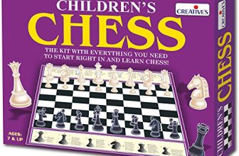 Creative’s Children’s Chess Game for Kids | Learn Chess Step-by-Step with Illustrated Board & Activity Book | Strategy & Logic Educational Board Game | Ages 7+