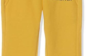United Colors of Benetton Boy’s Regular Casual Pants (30446ECOMI_Yellow_12 Years-13 Years)