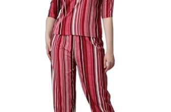POPWINGS Casual Printed Top and Joggers Set for Women || Stylish Summer Co-Ords Set for Women || Round-Neck Top and Joggers Combo Set for Women