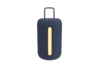 JUST CORSECA Sushi Shine 10W Bluetooth Speaker | V5.3 | FM, LED Light, USB, TF, TWS | 800mAh Battery | 6-Hour Playtime | 10m Range (Blue)