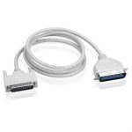 Madhabi 5M Parallel Printer Cable, DB25 Male to Centronics 36 Pin IEEE-1284 Connector, LPT Printer Cable for Dot Matrix, Legacy Inkjet and Laser Printers, White