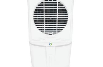 CG Beluga 115L Desert Air Cooler for Home | Inverter Compatible | Ice Chamber | Castor Wheels | Water Level Indicator | Up to 45 Ft Air Throw | 3 Yr Motor and Pump Warranty | 1 Yr Product Warranty