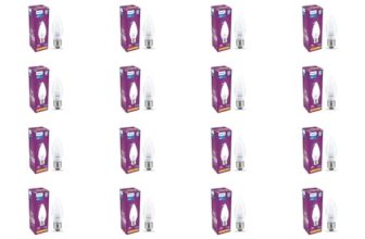 PHILIPS 4W LED Frosted Candle Bulb | Warm White 3000K | E4 Base | Energy Efficient Decorative LED Light | Soft Glare-Free Illumination | Pack of 24