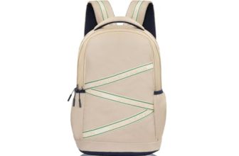 United Colors of Benetton Phantom 34L Laptop Backpack – Beige | Water-Resistant | Fits 14-inch Laptop Compartment | Stylish & Organized for Professionals