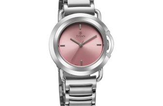 Titan Work Mode Ph I Plain 3 Hands Steel Colour Round Dial Silver A1Stainless Steel Strap Women’s Watch – NU95324SM01
