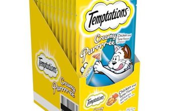 Temptations Creamy Purrrrr-ée Lickable Cat Treats, Chicken & Tuna Flavour, 48 G, (Pack of 12), Made with Real Fish, Goodness of Protein, Vitamins & Minerals, All Life Stages