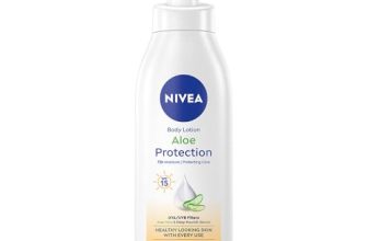 NIVEA Aloe Protection Body Lotion 400 ml | UVA UVB filters | 72H Moisturization| Aloe Vera Extracts | Dep Moisture Serum | Men and Women | All Skin Type